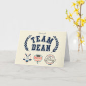 Carte Team Dean Gilmore Girls Design (Fleur jaune)