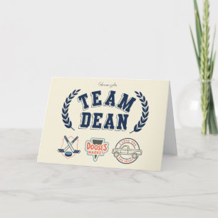 Carte Team Dean Gilmore Girls Design