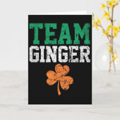 Carte Team Ginger  (Fleur jaune)