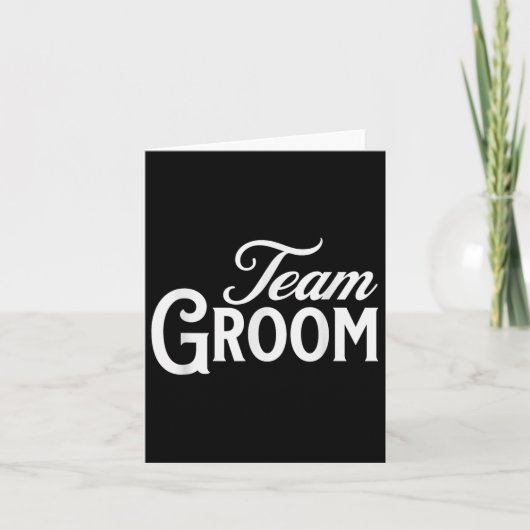 Carte Team Groom Group Bachelor Party 2024 (Devant)