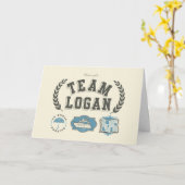 Carte Team Logan Gilmore Girls Design (Fleur jaune)