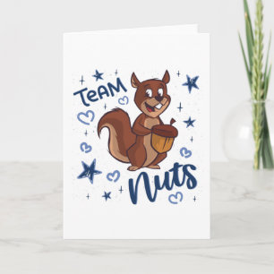 Carte Team Nuts Genre Revey Party Blue Boy