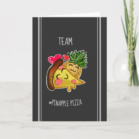 Carte Team Pinapple Pizza (Devant)