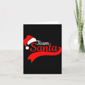 Carte Team Santa Christmas Squad Family Matching Pajamas (Devant)