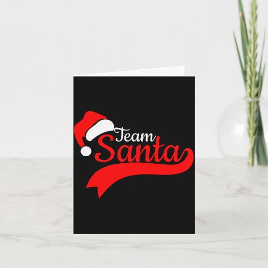 Carte Team Santa Christmas Squad Family Matching Pajamas (Devant)