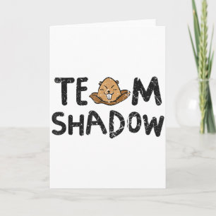 Carte Team Shadow Funny Jour de la marmotte 2024