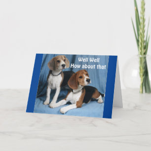 Carte TEASING BEAGLES FOR your **50th BIRTHDAY**