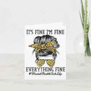 Carte Tech de la santé Ça va, je vais bien et tout est s