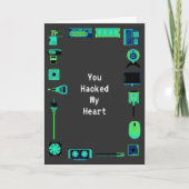 Carte Tech Love Valentine's Day Card (Devant)
