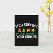 Carte Tech Suprt Je Suis Là Pour Supprimer Vos Cookies N (Fleur jaune)