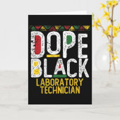 Carte Technicien de laboratoire noir de la drogue Mois d (Fleur jaune)