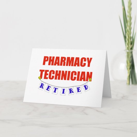 CARTE TECHNICIEN DE PHARMACIE RETRAITÉE (Devant)