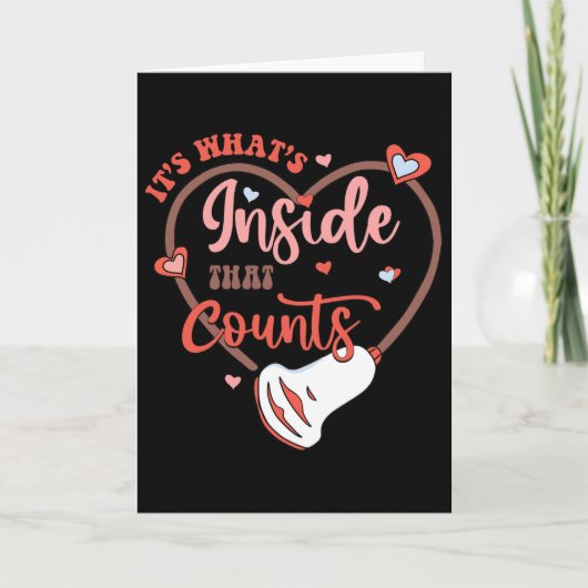 Carte Technicien en échographie de la Saint-Valentin C'e (Devant)