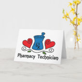 Carte Technicien en pharmacie (Fleur jaune)