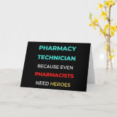 Carte Technicien En Pharmacie Parce Que Même Les Pharmac (Fleur jaune)