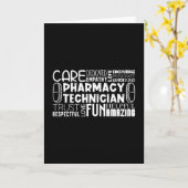 Carte Technicien en pharmacie Technicien en pharmacie (Fleur jaune)