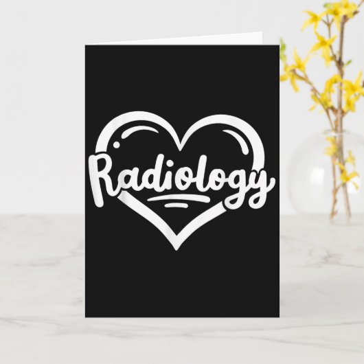 Carte Technicien en radiologie Technicien en radiographi (Fleur jaune)