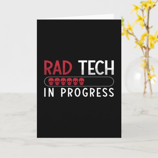 Carte Technicien en radiologie Technologie Rad Tech En c (Fleur jaune)