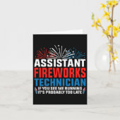 Carte Technicien Istant Fireworks Si Vous Voyez Drôle 4è (Fleur jaune)