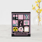 Carte Technicien Rad Tech Radiologie Soins de santé Appr (Fleur jaune)