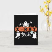 Carte Technicien technique Halloween Squad Xray Citrouil (Fleur jaune)