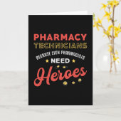 Carte Techniciens en pharmacie Technicien Technicien Pha (Fleur jaune)