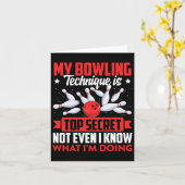 Carte Technique De Bowling Drôle Ll Bowler Bowling Homme (Fleur jaune)