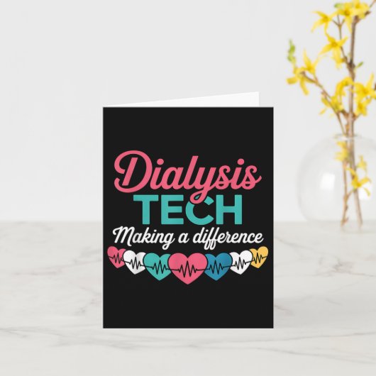 Carte Technique De Dialyse Faire Une Différence Technici (Fleur jaune)