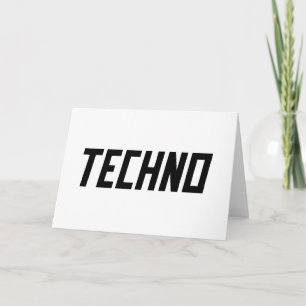 Carte TECHNO Music