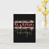 Carte Technologue en mammographie Technologue en mammogr (Fleur jaune)