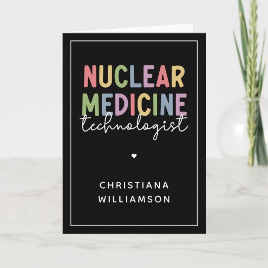 Carte Technologue en médecine nucléaire sur mesure CNMT  (Devant)