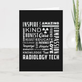 Carte Technologue en radiologie Rad Tech X-Ray (Devant)