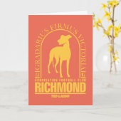 Carte Ted Lasso | AFC Richmond Gold Arched Logo (Fleur jaune)