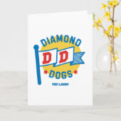 Carte Ted Lasso | Chiens de diamants (Fleur jaune)