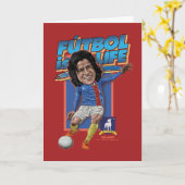 Carte Ted Lasso | Dani Rojas Bobblehad (Fleur jaune)