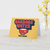 Carte Ted Lasso | Graphique de thé à l'eau des ordures (Fleur jaune)
