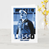 Carte Ted Lasso | Lasso Photo Portrait Graphique (Fleur jaune)