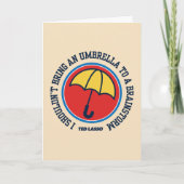 Carte Ted Lasso | Ne devrait pas apporter le parapluie p (Devant)