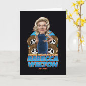 Carte Ted Lasso | Rebecca Welton Bobblehead (Fleur jaune)