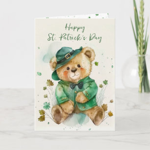 Carte Teddy Bear irlandais
