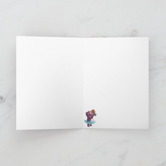 Carte Teddy Bear Mère (Intérieur)