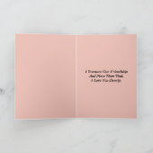 Carte Teddy Bear 'My Friend, I Love You' (Intérieur)