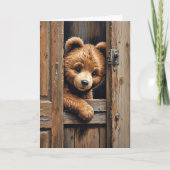 Carte Teddy Bear Pense À Toi (Devant)