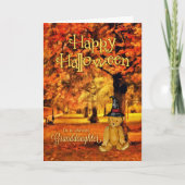 Carte Teddy Bear Witch Halloween (Devant)