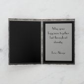 Carte Teddy Épouse d'ours et Mariage de chambre (Intérieur)