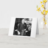 Carte Teddy Roosevelt au cru 1912 de la Maison Blanche (Fleur jaune)