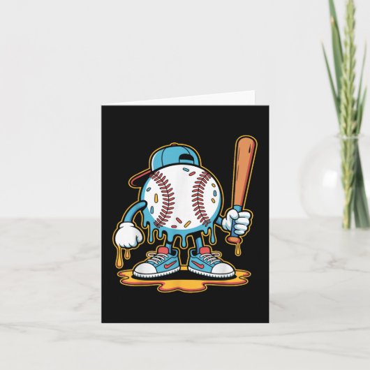 Carte Tee Baseball Lifestyle 101 Jeunesse Baseball Drip  (Devant)