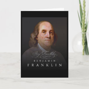 Carte Tee du père fondateur Ben Benjamin Franklin du 4 j