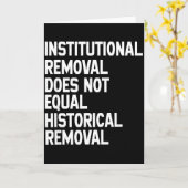 Carte Tee-shirt déclaration de fierté de l'histoire noir (Fleur jaune)