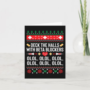 Carte Tee-shirt drôle pour infirmière Noël Cadeau de Noë